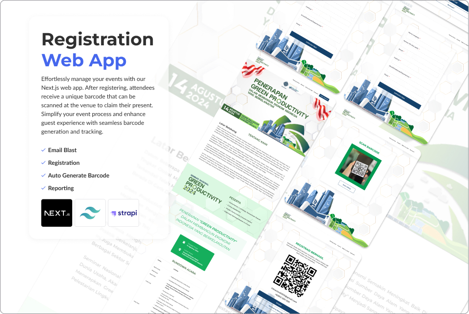 Registration App Green Productivity